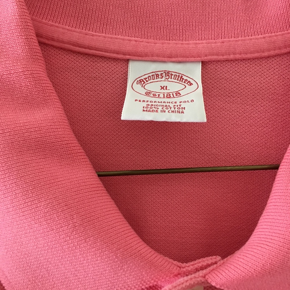 Brooks Brothers Salmon Polo